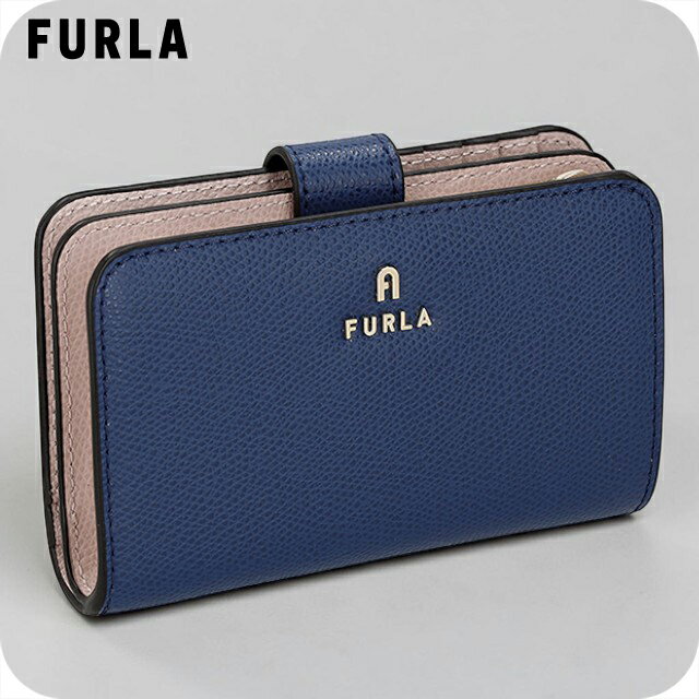 Furla - フルラ 二つ折り財布 二折財布 レディース ブランド FURLA China WP00314-ARE000 4503S ブルー/ピンク