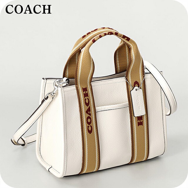 コーチ トートバッグ レディース ブランド COACH Philippines CAR77 SVCAH ホワイト/ブラウン 軽量 手提げ 高級 おしゃれ プレゼント 女性 実用的 かわいい