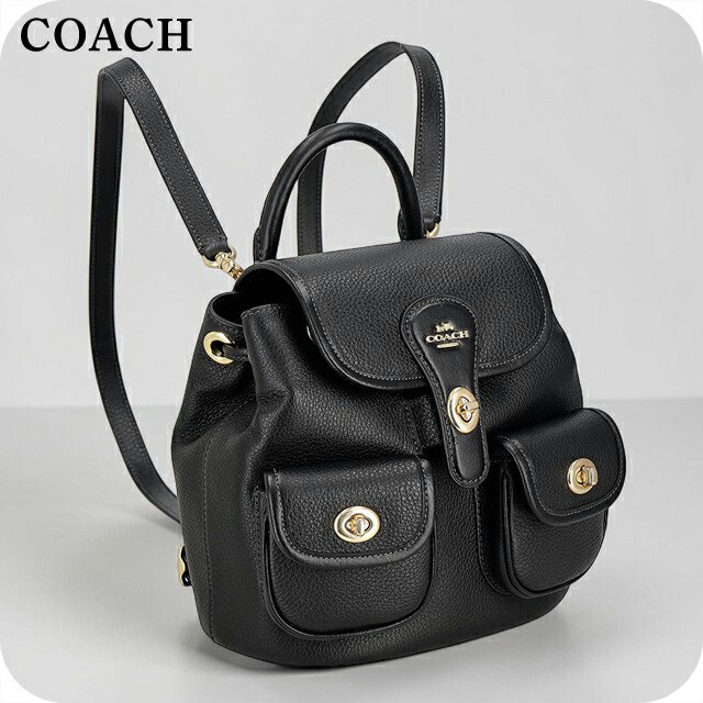 C*☆様 【極美品】COACH ハドリー ブラック レザー バックパック 収納袋 楽天市場】大容量（ブランドコーチ）（バックパック・リュック