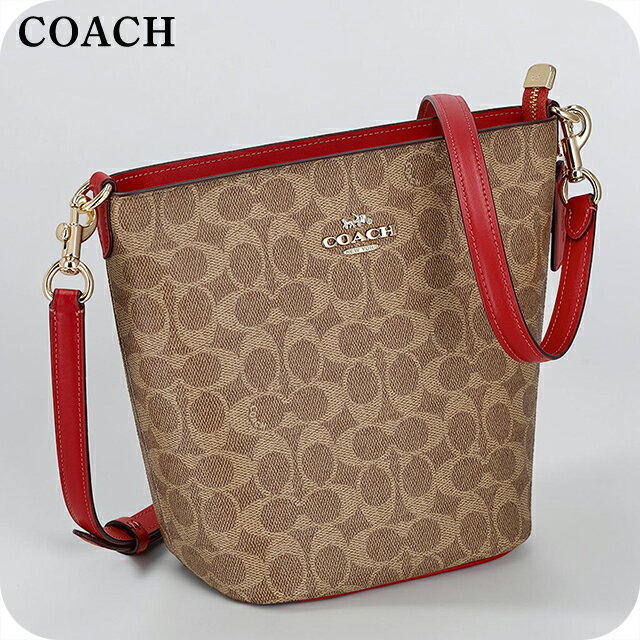 COACH - コーチ ショルダーバッグ レディース ブランド COACH Cambodia CCL33 IMYGS ブラウン/レッド 斜めがけ 高級 おしゃれ プレゼント 女性 実用的 かわいい