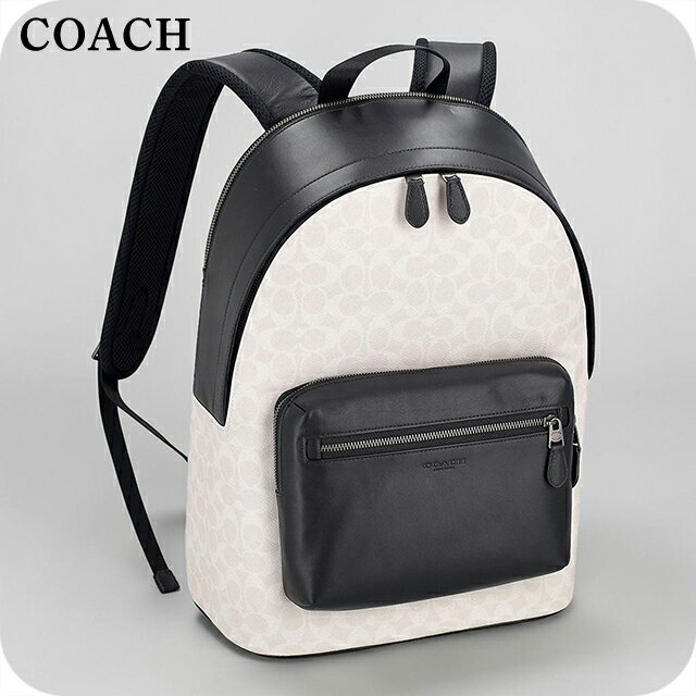 コーチ バックパック メンズ ブランド COACH Philippines CV925 QBMQV ブラック/ホワイト 旅行カバン ブランド 高級 おしゃれ プレゼント 男性 実用的 かっこいい