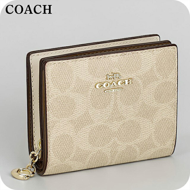COACH - コーチ 二つ折り財布 二折財布 レディース ブランド COACH India CW789 IMXDM ホワイト