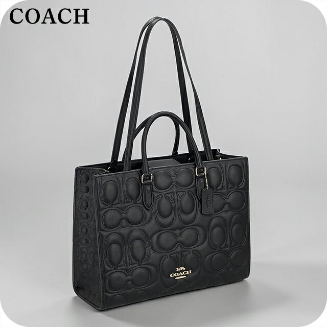 COACH ブラックレザー ハンドバッグ Coach Lana レザー ハンドバッグ | ブラック | FARFETCH JP