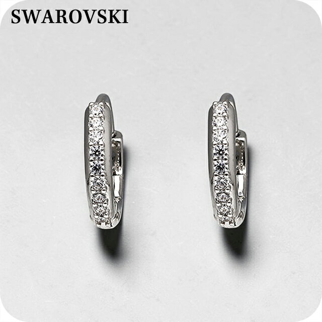 スワロフスキー ピアス レディース ブランド SWAROVSKI フープ 両耳用 5701600 シルバー アクセサリー
