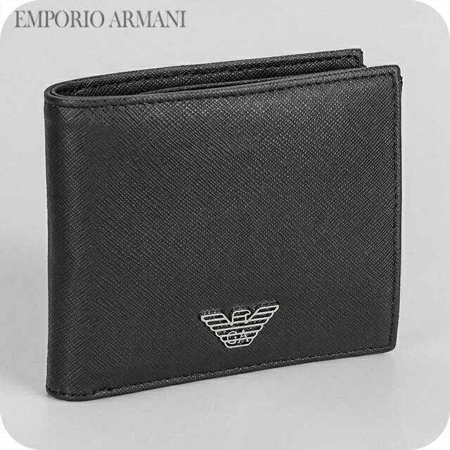 Other - エンポリオ・アルマーニ 二つ折り財布 二折財布 メンズ ブランド EMPORIO ARMANI TUNISIA Y4R237-Y138E 81072 ブラック