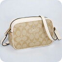 \全品さらに+9倍/ コーチ ショルダーバッグ レディース ブランド COACH シグネチャー CQ874 IMDQC 1 ライトカーキ/チョーク