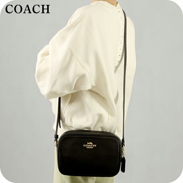 COACH - コーチ ショルダーバッグ メッセンジャーバッグ レディース アウトレット ブランド COACH シグネチャー レザー CR110 IMBLK ブラック 斜めがけ 高級 おしゃれ プレゼント 女性 実用的 かわいい