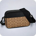 \今ならさらに+9倍/ コーチ ショルダーバッグ メンズ ブランド COACH シグネチャー CV921 QBNRX 1 ブラウン/ブラック