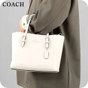 \全品さらに+9倍/ コーチ ハンドバッグ レディース ブランド COACH レザー CV966 SV HA 1 チョーク ホワイト