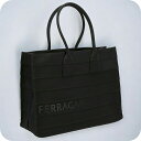 \さらに+9倍★16日02時迄/ フェラガモ トートバッグ レディース ブランド Ferragamo 213985FABRIC NER 765 607 ブラック