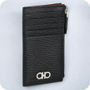 フェラガモ カードケース メンズ ブランド Ferragamo 660805PEBBLE NR RF 749 689 ブラック