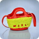 \今ならさらに+9倍/ マルニ ハンドバッグ レディース ブランド MARNI BMMP0096Q2-P5441 イエロー/オレンジ