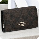 \今ならさらに+9倍/ コーチ キーケース レディース ブランド COACH CZ274 ダークブラウン 高級 おしゃれ プレゼント 実用的