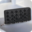 クリスチャン ルブタン 長財布 レディース ブランド CHRISTIN LOUBOUTIN 3175224 ブラック ウォレット 高級 おしゃれ プレゼント 実...