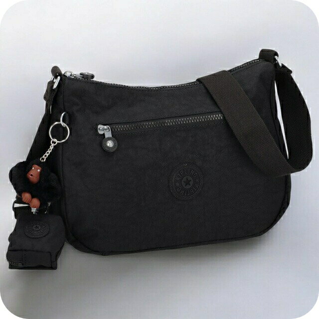 キプリング ショルダーバッグ レディース ブランド Kipling KI92620DH ブラック 斜めがけ 高級 おしゃれ プレゼント 女性 実用的 かわいい(4.0)
