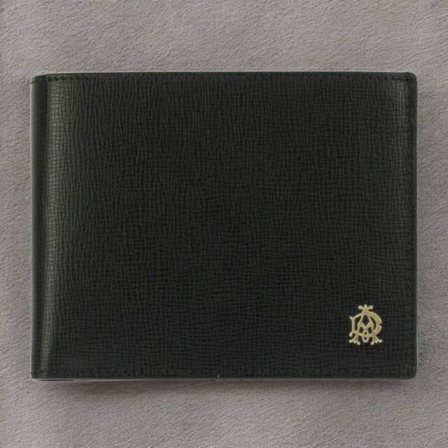 ダンヒル 二つ折り財布 メンズ ブランド dunhill レザー L2S832A ブラック ウォレット 高級 おしゃれ プレゼント 実用的