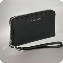 \今ならさらに+9倍/ マイケルコース スマートフォンケース メンズ レディース ブランド MICHAEL KORS レザー 32F6SM9E3L ブラック