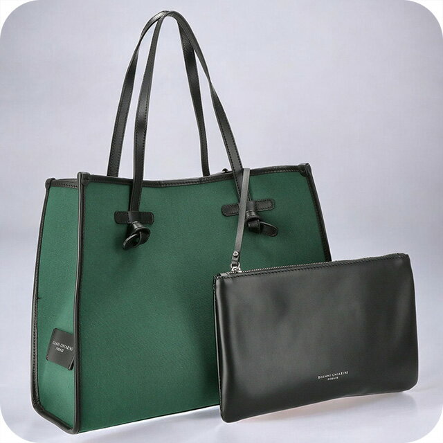 ジャンニキアリーニ トートバッグ レディース ブランド GIANNI CHIARINI BS 6850 CNV-SE グリーン 軽量 手提げ 高級 おしゃれ プレゼント 女性 実用的 かわいい