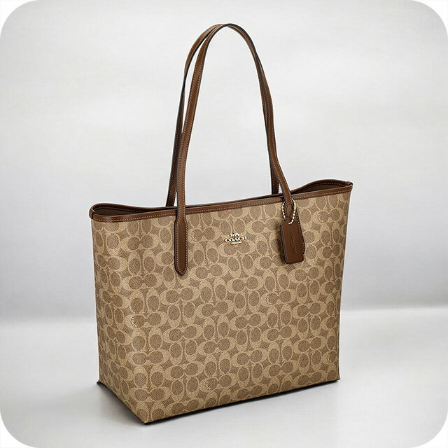 コーチ トートバッグ レディース ブランド COACH CV976 ブラウン 軽量 手提げ 高級 おしゃれ プレゼント 女性 実用的 かわいい