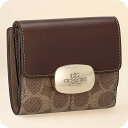\全品さらに+9倍/ コーチ 二つ折り財布 レディース ブランド COACH CW801 ブラウン ウォレット 高級 おしゃれ プレゼント 実用的