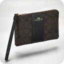 \全品さらに+9倍/ コーチ ポーチ レディース ブランド COACH CW854 ウォルナット/ブラック