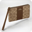 \全品さらに+9倍/ コーチ ポーチ レディース ブランド COACH CW854 タン/ブラウン