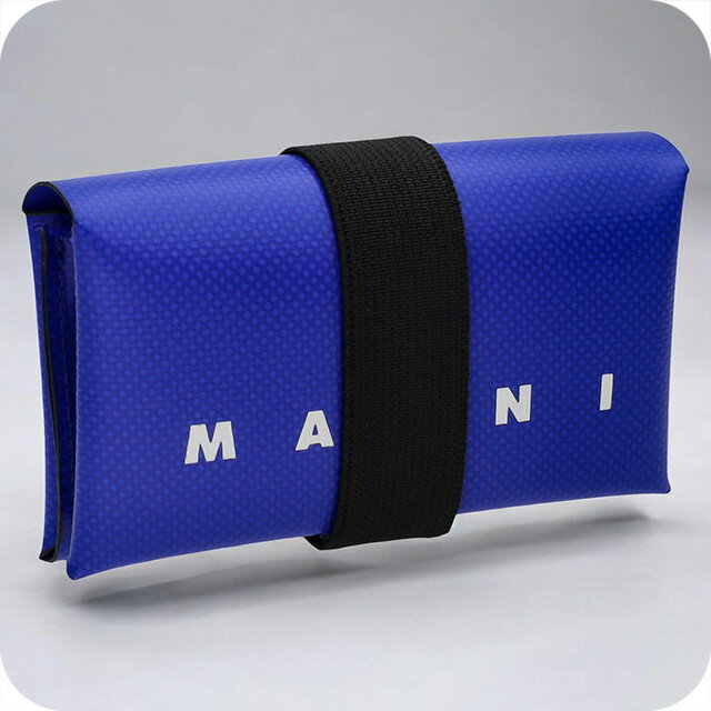 樂天商城 - マルニ 三つ折り財布 メンズ レディース ブランド MARNI PFMI0007U2-P5769 ブルー ウォレット 高級 おしゃれ プレゼント 実用的