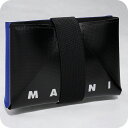 \スーパーSALE★さらに+9倍/ マルニ カードケース メンズ レディース ブランド MARNI PFMI0008U0-P5769 ブラック/ブルー 定期入れ 高級 おしゃれ プレゼント 実用的(4)