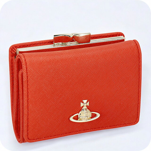 ＼今ならさらに+9倍／ ヴィヴィアン・ウエストウッド 三つ折り財布 レディース ブランド Vivienne Westwood 5115002MW-S0021 オレンジ ウォレット 高級 おしゃれ プレゼント 実用的