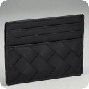 ボッテガ・ヴェネタ カードケース メンズ レディース ブランド BOTTEGA VENETA 635057-V3US3 8803 ブラック 定期入れ 高級 おし...