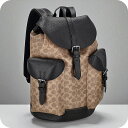 \さらに最大+9倍★11日01時迄/ コーチ バックパック メンズ ブランド COACH CW211 QBNRX ライトブラウン/ブラック 旅行カバン ブランド...