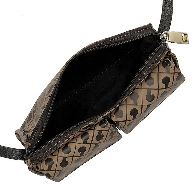 ゲラルディーニ ショルダーバッグ レディース ブランド GHERARDINI GH0206 TOFFE ブラウン/ブラック 斜めがけ 高級 おしゃれ プレゼント 女性 実用的 かわいい