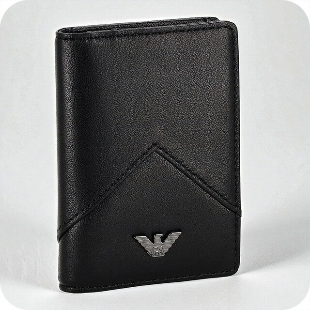 エンポリオ・アルマーニ カードケース メンズ ブランド EMPORIO ARMANI EM003603-AF19365 UC001 ブラッ..