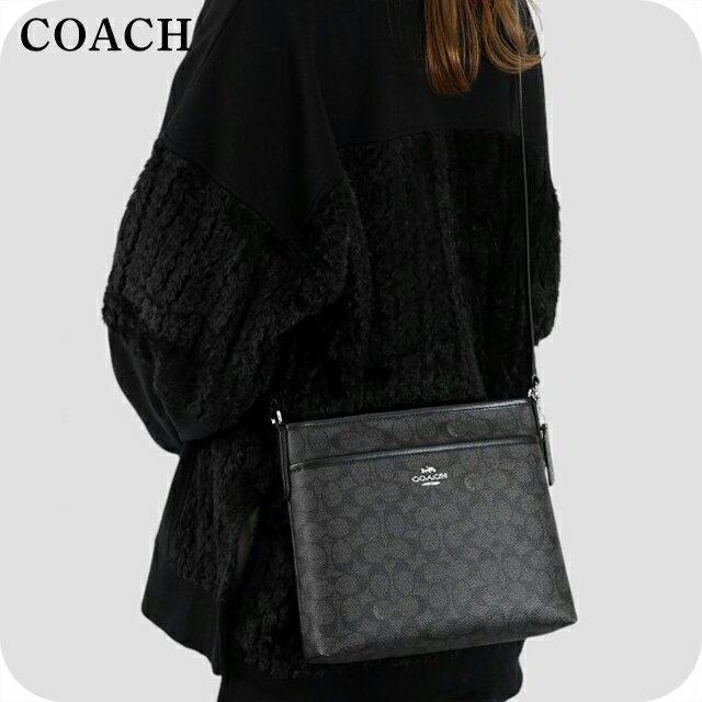 ショルダーバッグ コーチ ショルダーバッグ メッセンジャーバッグ レディース アウトレット ブランド COACH CCQ21 SVO1U ブラック 斜めがけ 高級 おしゃれ プレゼント 女性 実用的 かわいい