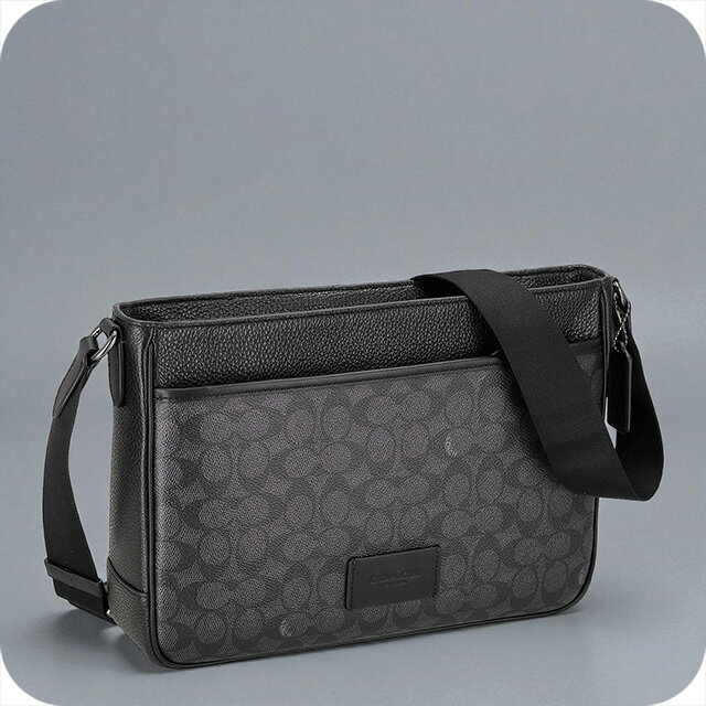 C, D, T, R, W - コーチ ショルダーバッグ メッセンジャーバッグ メンズ アウトレット ブランド COACH レザー CY824 QBMI5 ブラック 斜めがけ 高級 おしゃれ プレゼント 男性 実用的 かっこいい