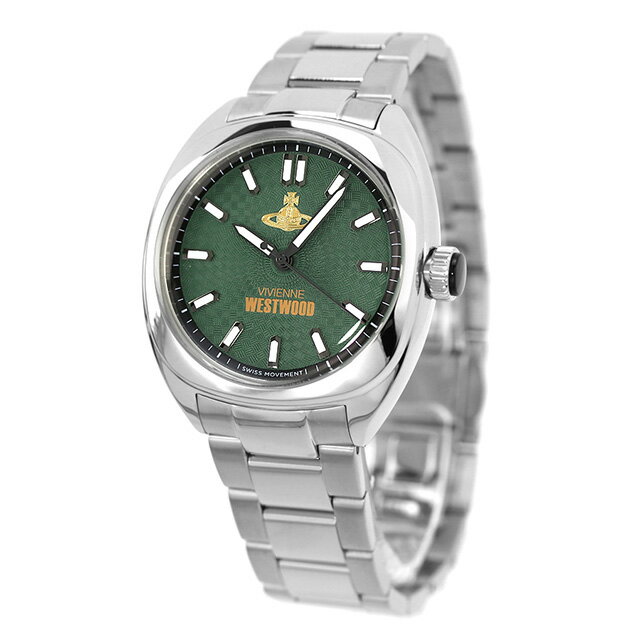 ヴィヴィアン ウエストウッド クォーツ 電池式 腕時計 ブランド メンズ Vivienne Westwood VV300GRSL アナログ グリーン