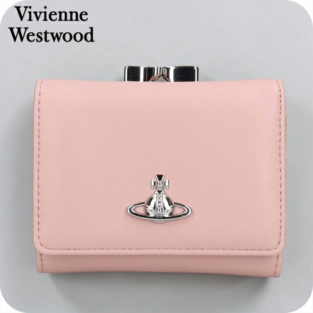 乐天商城 - ヴィヴィアン ウエストウッド 三つ折り財布 三折財布 レディース ブランド Vivienne Westwood 5115002MW PASTEL PINK ビビアン
