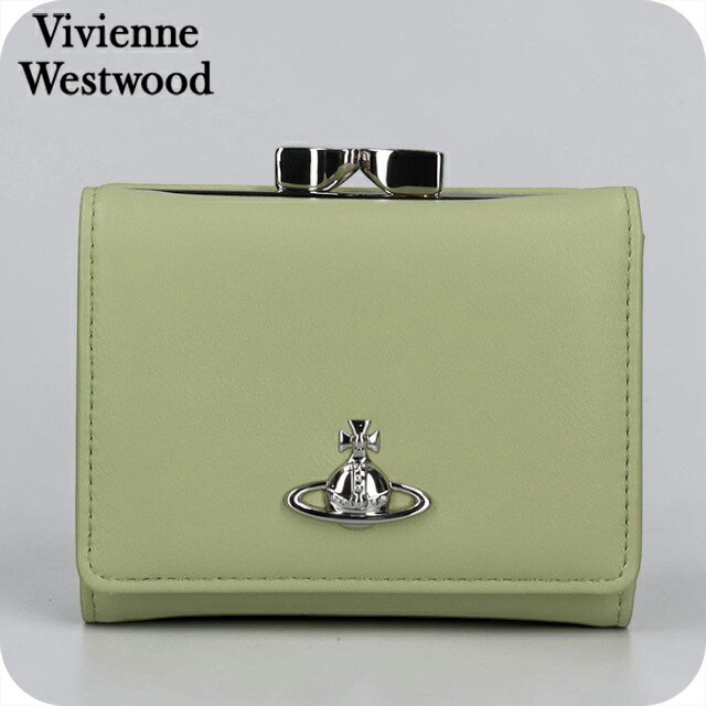ヴィヴィアン ウエストウッド 三つ折り財布 三折財布 レディース ブランド Vivienne Westwood 5115002MW PASTEL GREEN ビビアン