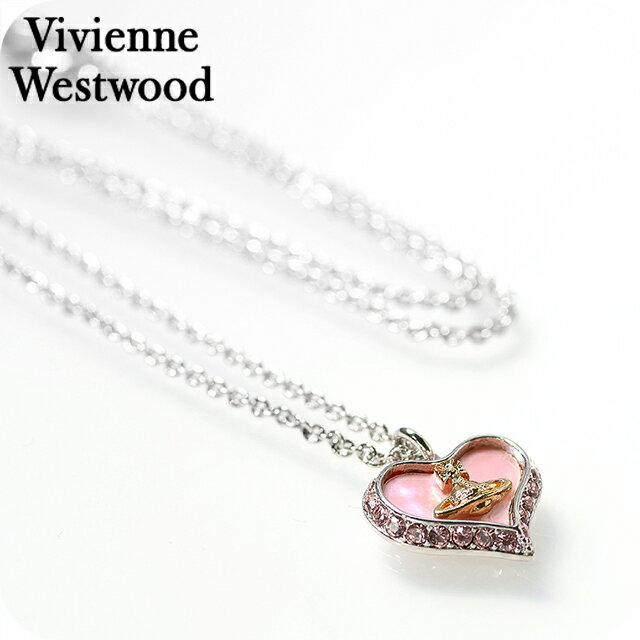 乐天商城 - ヴィヴィアン ウエストウッド ネックレス レディース ブランド Vivienne Westwood PETRA 63020103 02P659 シルバー ピンク アクセサリー ビビアン