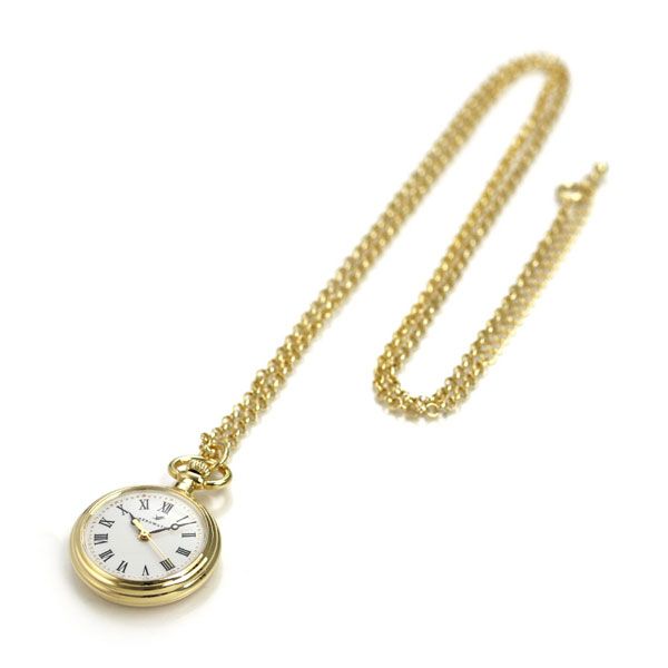 ＼今ならさらに+9倍／ アエロウォッチ 懐中時計 ブランド ペンダントウォッチ オープンフェイス 04815 JA01 AEROWATCH ゴールド プレゼント ギフト