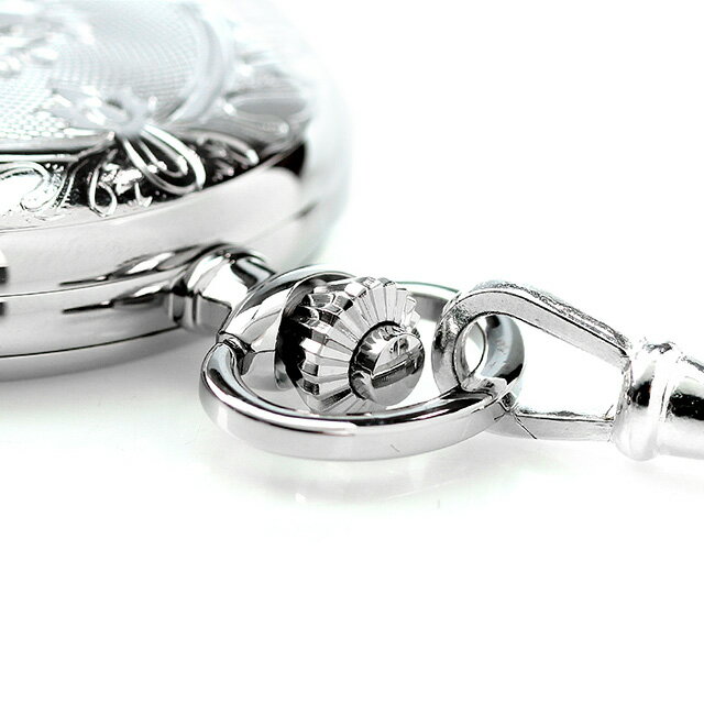 アエロウォッチ 手巻き 懐中時計 ハンターケース AEROWATCH 55629-AG01 ホワイト 白 スイス製