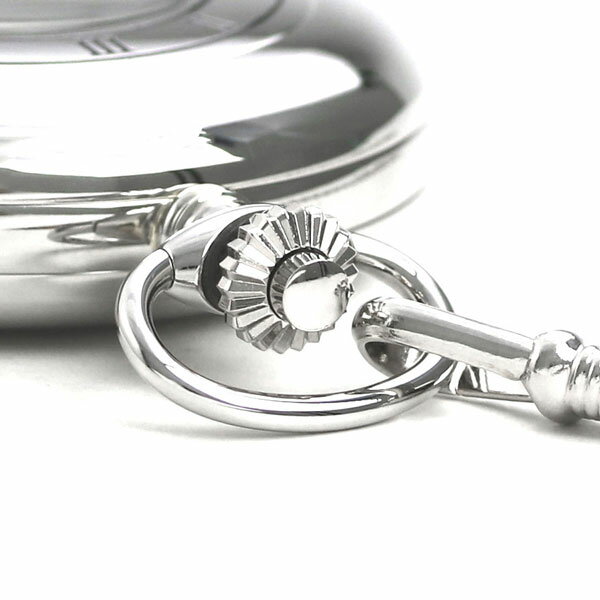 ラポート 懐中時計 スモールセコンド スケルトン ダブルハンターケース イギリス製 手巻き PW45 シルバー 時計 プレゼント ギフト