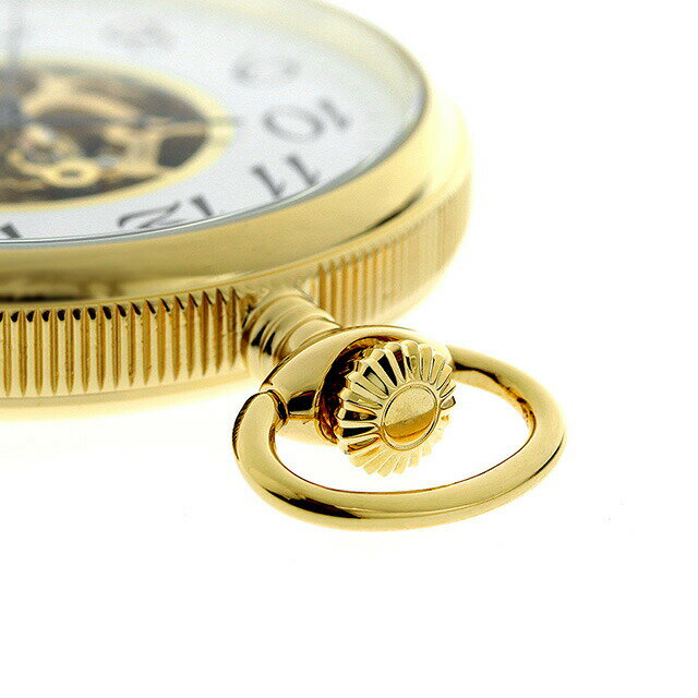 ティモール 手巻き 懐中時計 ブランド メンズ レディース オープンハート TIMOR TP106JA01 アナログ ホワイト 白 3