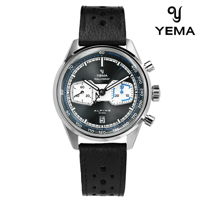 OMEGA - イエマ ラリーグラフ アルペンカップシリーズ 手巻き 腕時計 ブランド メンズ 数量限定 クロノグラフ YEMA YRAL26ALP-CH-AAS アナログ ブラック 黒 フランス製 おしゃれ 防水 プレゼント 男性 実用的