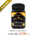 【初回限定】【送料無料】マヌカハニー UMF10+（MGO263+相当） 500g【試験分析書付】★エグモントハニー社★ニュージーランド産の無添加オーガニック蜂蜜 100％天然（はちみつ・ハチミツ）【ギフトボックス付き】