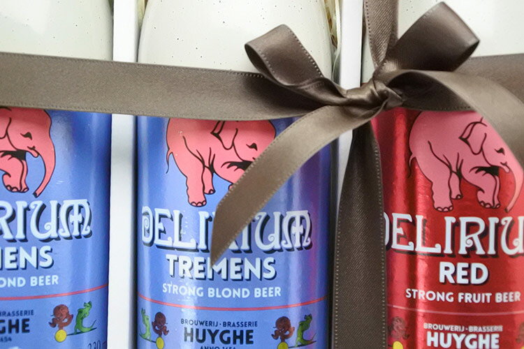 お祝いビールギフト ベルギービール デリリュウム330ml 2種4本 飲み比べセット クラフトビール｜あす楽発送 送料無料