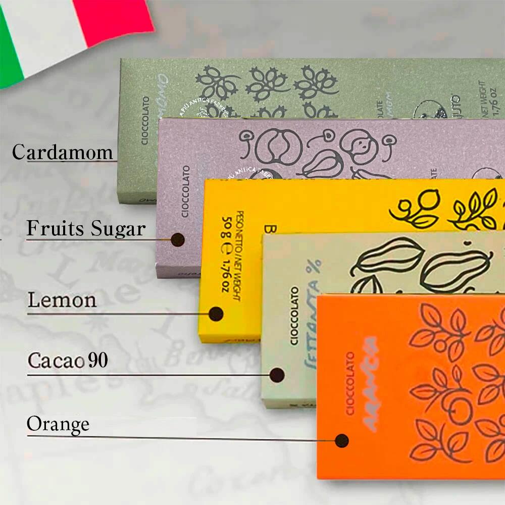 ★イタリア製古代チョコレート★5種アソートギフトセット アステカ シチリア島 アンティカ・ドルチェリア・ボナイユート｜あす楽発送