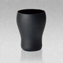 まっ黒ビールグラス ビアカップ 漆黒 タンブラー コップ ガラス製 290ml