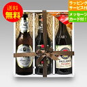 誕生日ギフトセット 人気ドイツビール330ml 3種 3本 飲み比べ 誕生日セットA パウラーナー メッセージカード付 ｜送料無料 あす楽発送