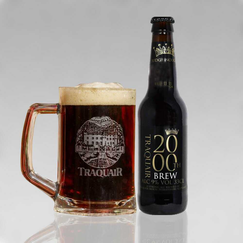イギリスビール トラクエア 2000回醸造記念限定品 スコッチエール 9% 330ml